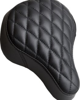 Airhawk Medium Stitched Bike Seat Cover Black Leather