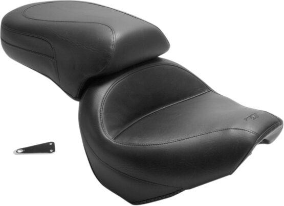 Touring Smooth Vinyl 2-Up Seat - Black