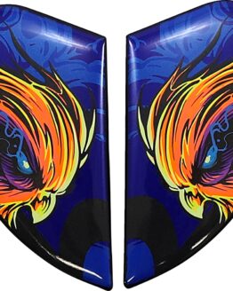 Icon Airform Helmet Side Plates Warden Blue One Size