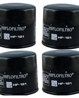 HF191 Oil Filter - Black - 4 Pack