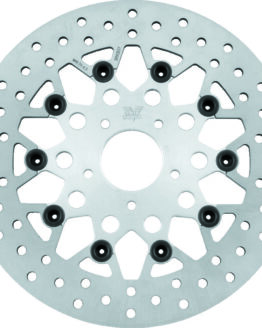 TwinPower Front 11.5in Floating Rotor Mesh Silver For 84-17 Big Twin/XL