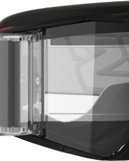 EKS Brand Lucid Goggle Race Pack Black/White Zip Off Clear Lens