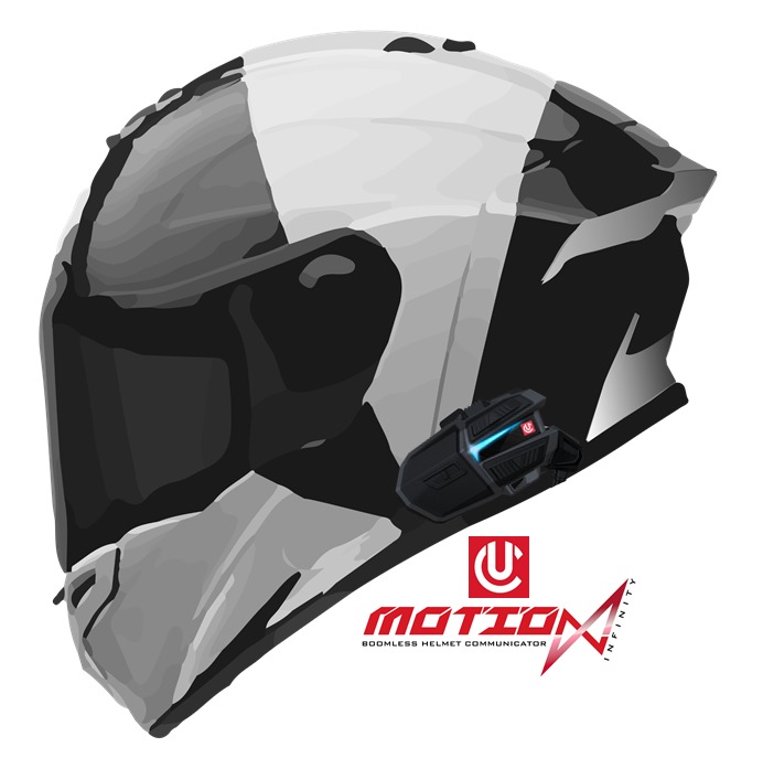 UCLEAR Motion Infinity Dual Bluetooth Helmet Communicator System - Image 4