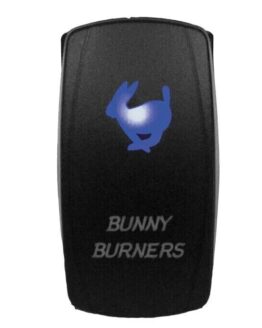 DragonFire Lighted Bunny Burner On/Off Switch Blue