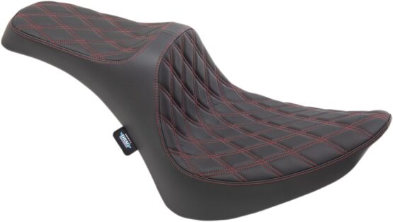 Predator Double Diamond Vinyl 2-Up Seat Black/Red