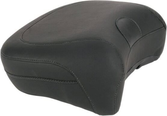 Wide Smooth Naugahyde Pillion Pad - Black