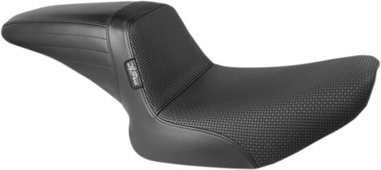 Kickflip Basketweave Vinyl 2-Up Seat Black Foam