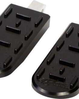 Hofmann Designs Billet Foot Pegs Black V-Twin Male Mount