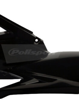 Plastic Side Number Plate - Black