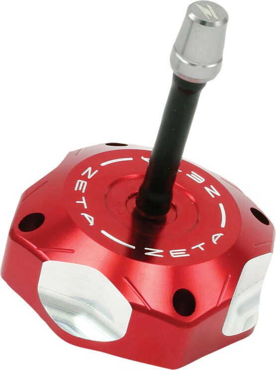 Red Billet Gas Cap with Vent Tube