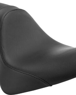 Danny Gray Shorthop 2-Up XL Seat Black Leather/Vinyl Fits 00-07 HD Softail