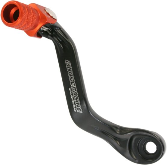 Anodized Forged Folding Shift Lever Black/Orange