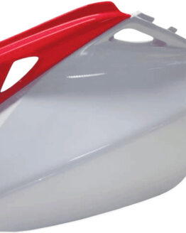Acerbis Side Panels White/Red Plastic 2pc Fits 06-09 Honda CRF250R