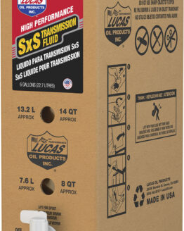 Lucas Synthetic SxS Transmission Fluid 6 Gal BIB