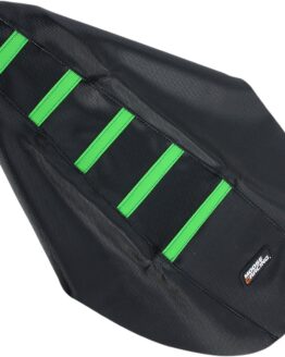 Black/Green Ribbed Seat Cover