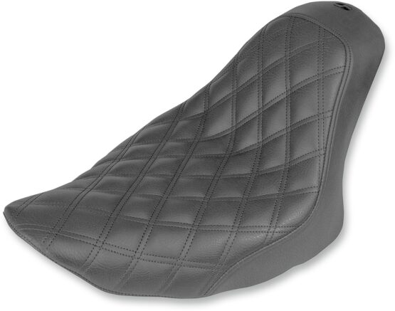 Renegade Lattice Stitched Solo Seat Black Gel