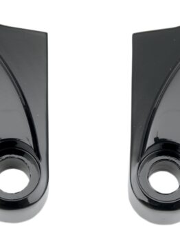 Drag Specialties Handlebar Riser Clamp Gloss Black 1in Pair