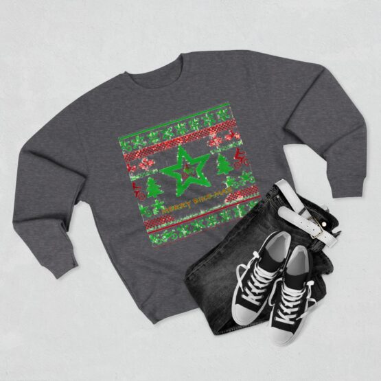 Festive Unisex Crewneck Sweatshirt - Bad Christmas Sweater - Image 11