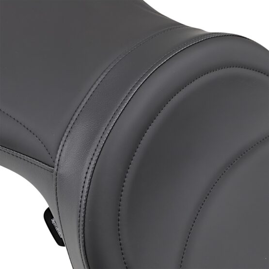 Mild Stitched Leather 2-Up Seat Black Low 1/2" - Image 2