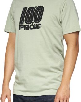 100% Pecten Tee Sltgrn Md