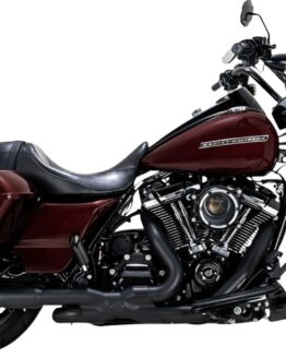 Vance & Hines Twin Slash Slip-On Muffler Black For Harley Touring