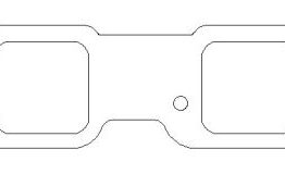 Cometic .060in Fiber Intake Gasket Fits 2005+ Dodge 6.1L Hemi
