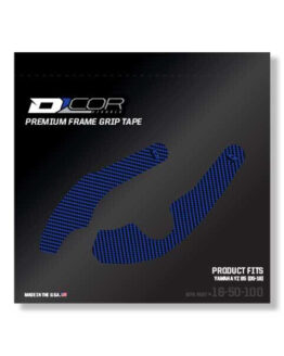 D'Cor Frame Grip Guard Decal Blue Fits 05-18 Yamaha YZ85