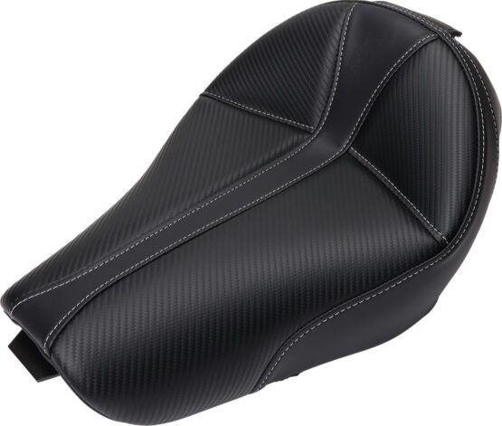 Dominator Stitched Vinyl Solo Seat Black Gel