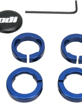 ODI Lock Jaw Clamps 4 Pack Blue Anodized For 7/8 in. Handlebars