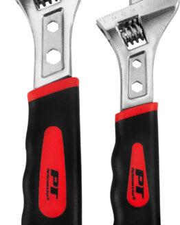 Performance Tool 2 Piece Adjustable Wrench Set 8in and 10in
