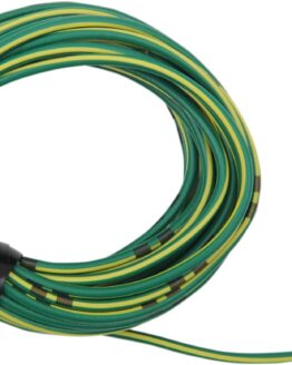 13' Color Match Electrical Wire - Green / Yellow 14A/12V 20AWG