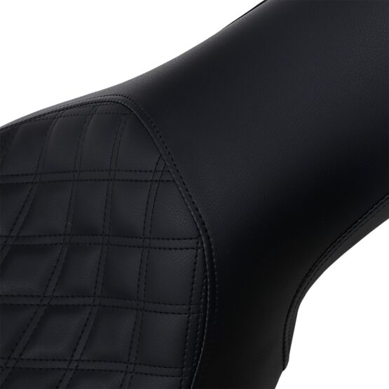 Profiler Lattice Stitched 2-Up Seat - Black - Image 2