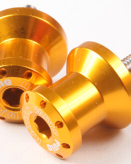 Puig Gold Hi-Tech Swingarm Spools 6mm 2/Pk