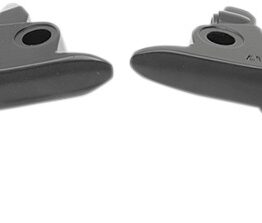 Slotted Aluminum Hydraulic Brake/Clutch Lever Set Matte - Black