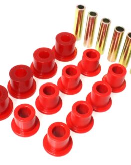 Energy Suspension Spring & Shackle Bushing Red 2.2107R
