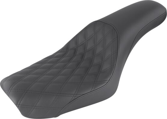 Profiler Lattice Stitched 2-Up Seat - Black