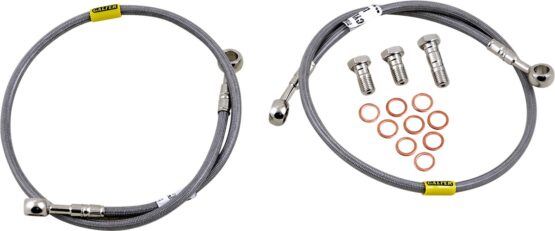 Stainless Steel Front 2-Lines Brake Line Kit