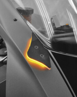 New Rage Cycles LED Mirror Block Off Turn Signals For Yamaha R1