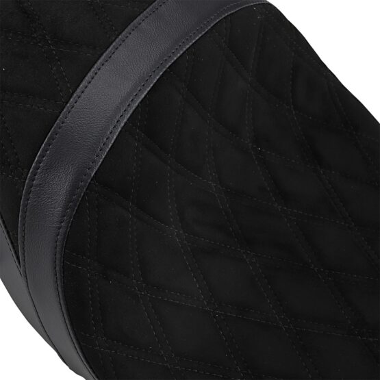 Low-Profile Suede Dbl-Diamond Leather 2-Up Seat - Image 4