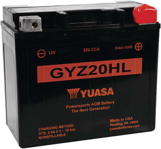 GYZ20HL Factory-Activated AGM Maintenance-Free Battery