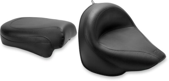 Touring Smooth Vinyl 2-Up Seat - Black