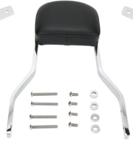 Short Square 14" Sissy Bar Chrome