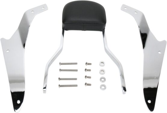 Short Square 14" Sissy Bar Chrome