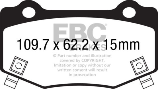 Yellowstuff Rear Brake Pads - Image 2