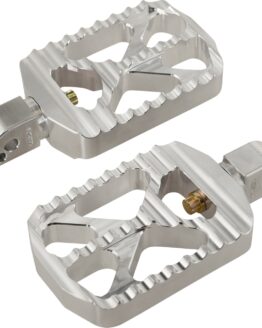 Joker Machine Bear Claw Silver Footpegs for Harley-Davidson