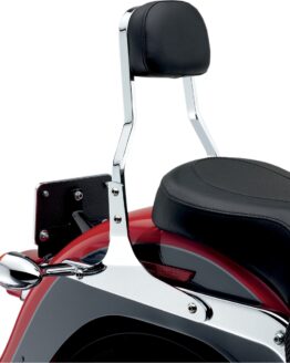 Short Square 14" Sissy Bar Chrome