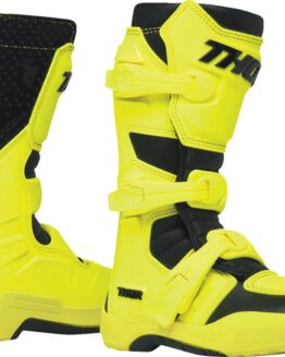 Thor Youth Blitz XR Boots Fluorescent Acid/Black Size 3