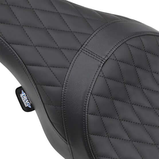 Caballero Diamond Leather 2-Up Seat - Black - Image 4