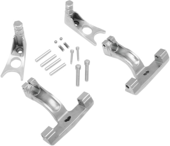 Chrome Passenger Floorboard Mounts Kit