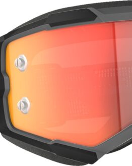 Scott Fury Adult Goggles - Black/Orange Chrome